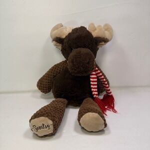 Scentsy Buddy Plush Magnus the Moose Holiday Scarf Stuffed Animal Toy Retired